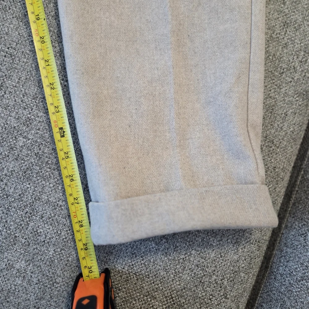 Banana Republic Wool Blend Trouser Pants Mens 38x32 Rustic Beige(38x 29)Actual